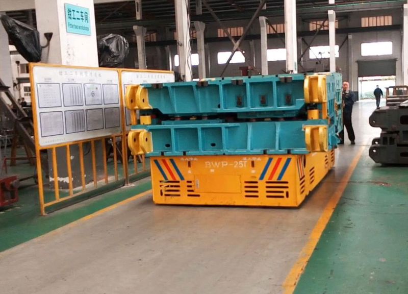 BWP-25T無(wú)軌膠輪平板車